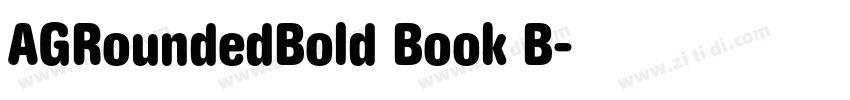 AGRoundedBold Book B字体转换 AGRoundedBold Book B字体转换